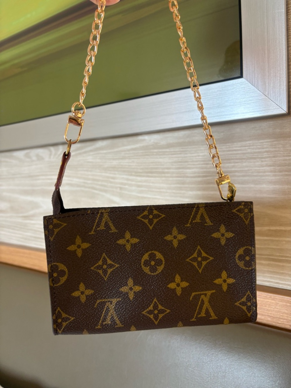 Auth LOUIS VUITTON Monogram Bucket PM Accessory Pouch - Picture 2 of 12